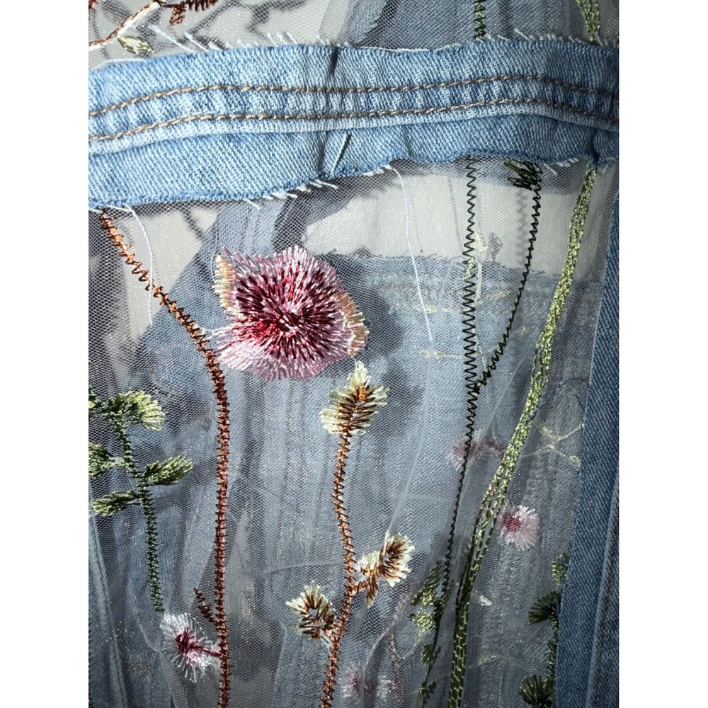 Davi & Dani SUMMER Denim jacket size Large NWOT - Picture 7 of 9